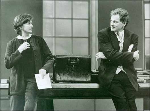 Blair Brown and Victor Garber. Photo by Joan Marcus