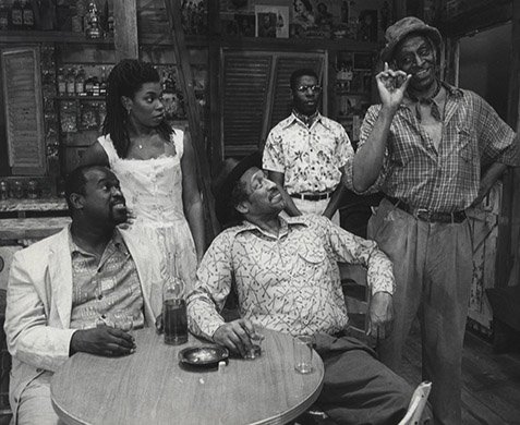 The Cast of Playboy of the West Indies. Photo by Martha Swope.