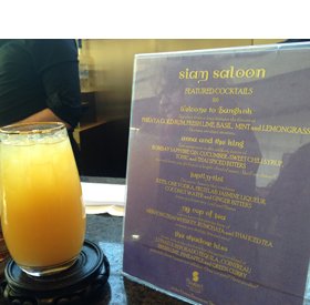 Siam Saloon drink list