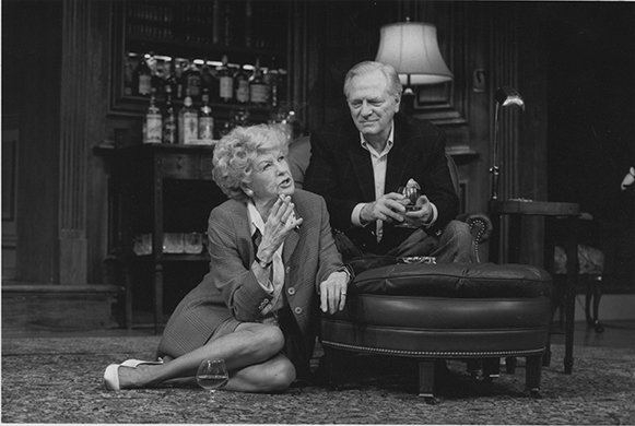 Elaine Stritch and George Grizzard. Photo by Joan Marcus.