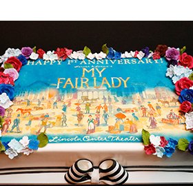 1st Anniversary MY FAIR LADY cake. Cake by Carlos Bakery. Photo by Chasi Annexy. 