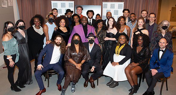 The cast and crew of INTIMATE APPAREL. Photo by Jeremy Daniel.