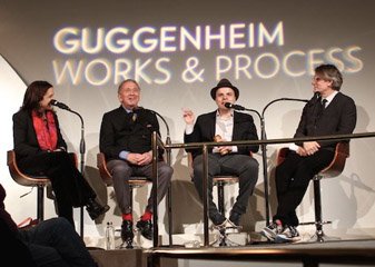 OSLO cast at Guggenheim Works & Process event.
