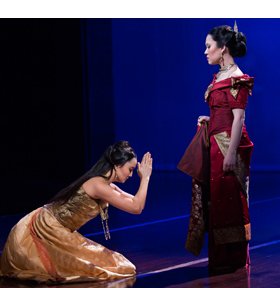 Ruthie Ann Miles and Ashley Park in THE KING AND I. Photo by Paul Kolnik.