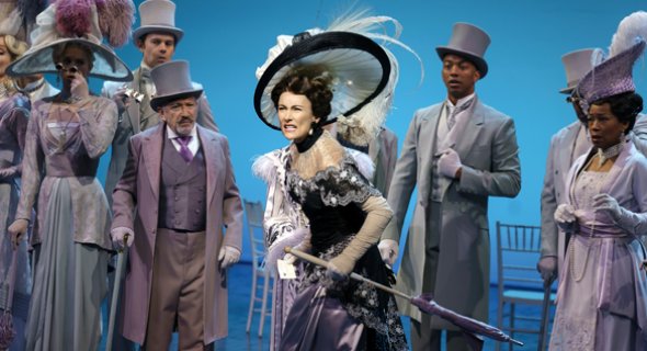 Laura Benanti and the cast of MY FAIR LADY. Photo by Joan Marcus