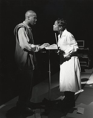 Ndehru Roberts and Kia Joy Goodwin. Photo by T. Charles Erickson.