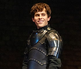 Taylor Trensch as Mordred in Camelot