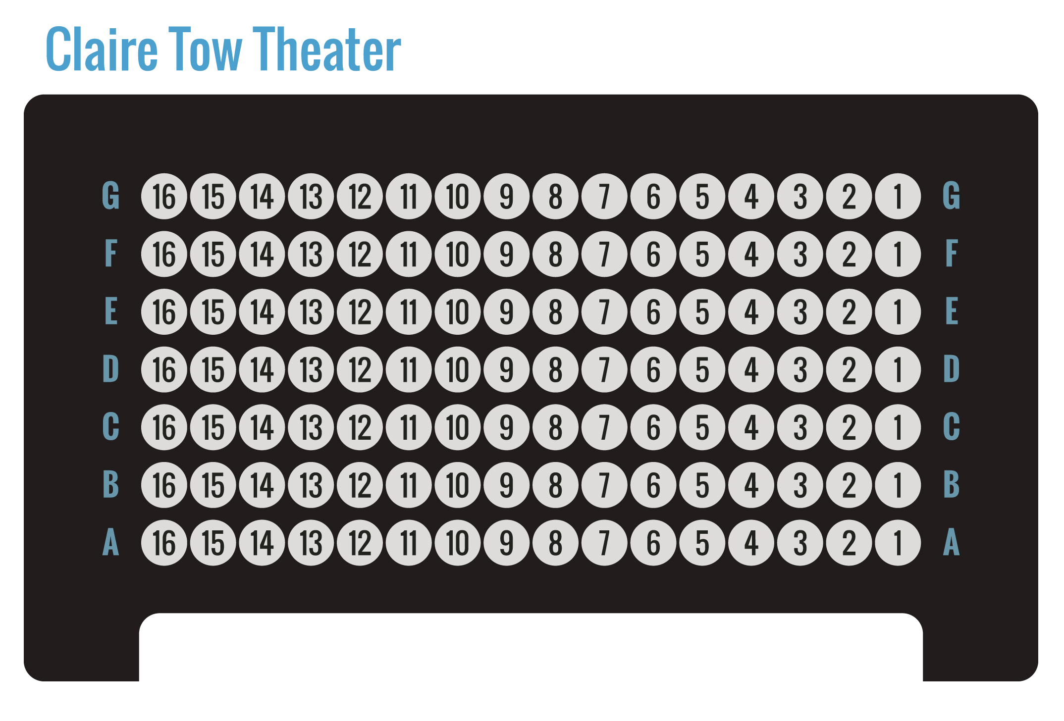 Claire Tow Theater Seating Chart