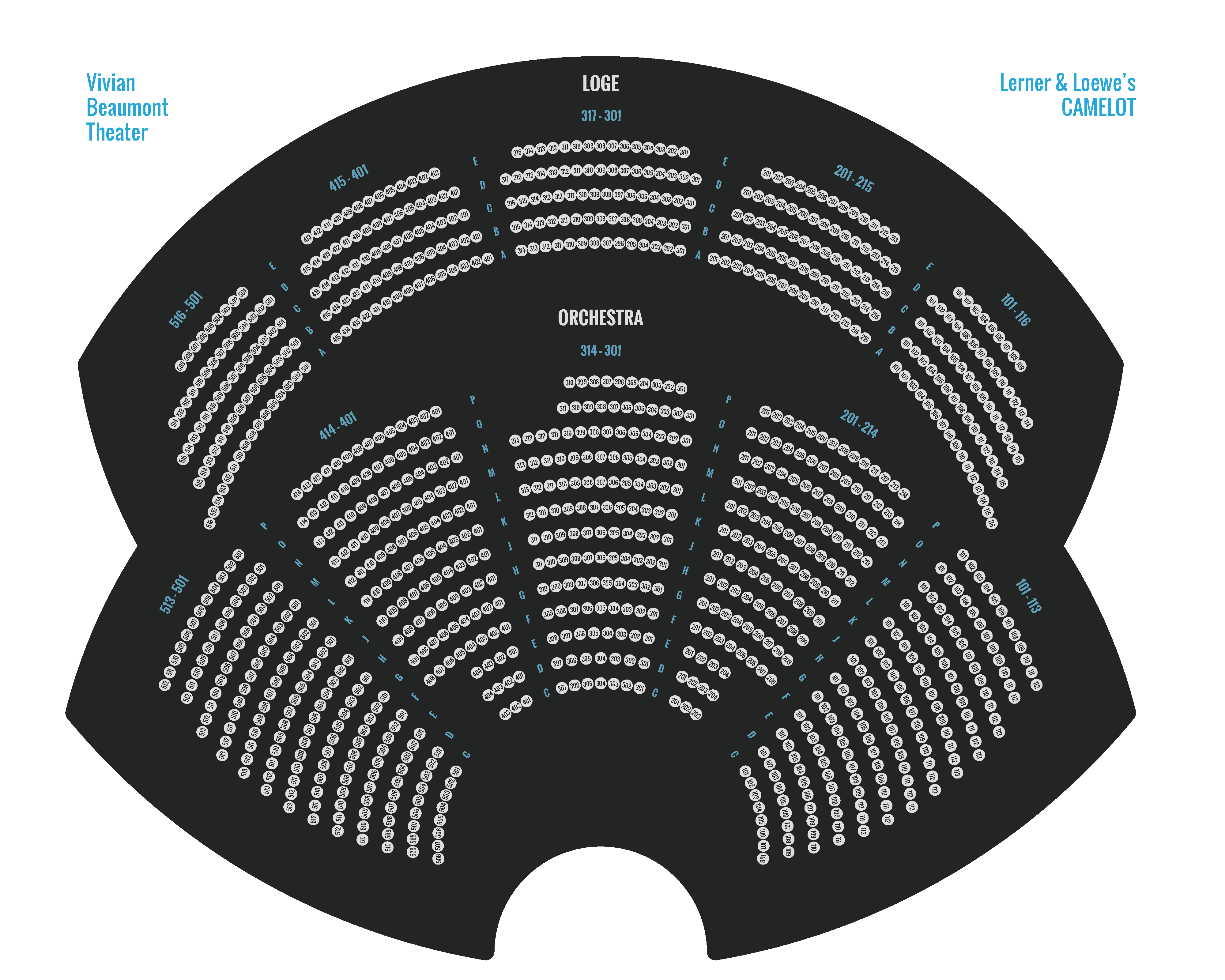 Beaumont Theater Seating Chart