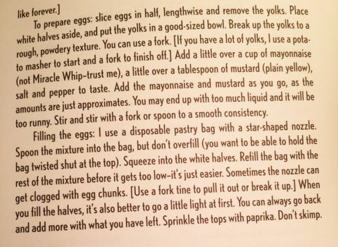 Here's Denise Yaney's recipe for her Deviled Eggs.