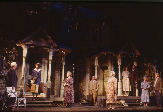 The Cast of Morning's at Seven. Photo by Joan Marcus.