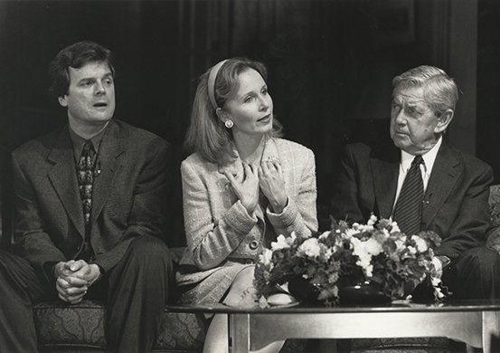 John Procaccino, Kate Burton, and Ralph Waite. Photo by Joan Marcus.
