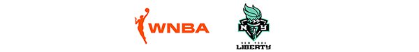 WNBA logo and NY Liberty logo