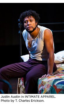 Justin Austin in INTIMATE APPAREL. Photo by T. Charles Erickson.